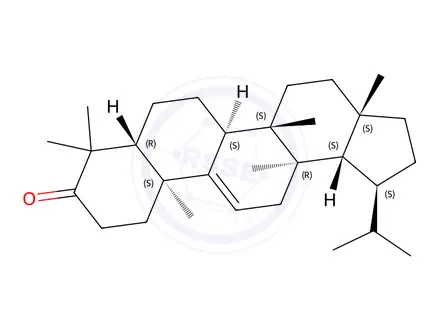 Chemical structure of hancolupenone