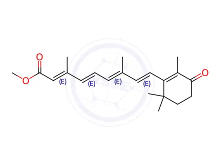 Chemical structure of 4-Keto all-trans-Retinoic Acid Methyl Ester