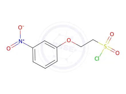 Chemical structure of 2-(3-Nitrophenoxy)ethane-1-sulfonyl chloride
