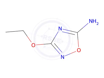 Chemical structure of 1,2,4-Oxadiazol-5-amine,3-ethoxy-(9CI)