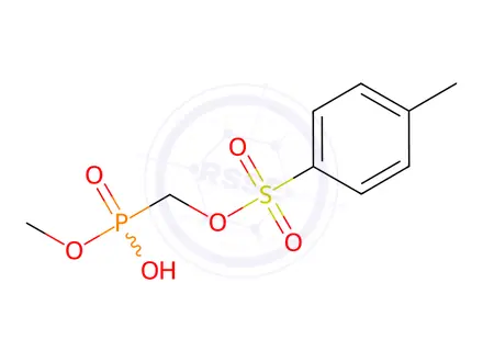 Chemical structure of (hydroxy(methoxy)phosphoryl)methyl 4-methylbenzenesulfonate