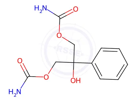 Chemical structure of Felbamate Impurity 1 (2-Hydroxy Felbamate)