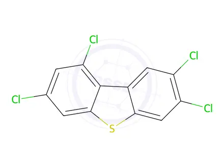 Chemical structure of 1,3,7,8-Tetrachlorodibenzo[b,d]thiophene