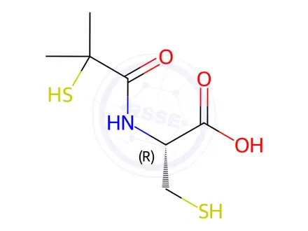 Chemical structure of Bucillamine