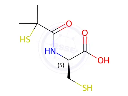 Chemical structure of Bucillamine Impurity 1