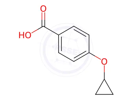 Chemical structure of 4-Cyclopropoxy-benzoic acid