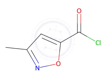 Chemical structure of 3-Methyl-1,2-oxazole-5-carbonyl chloride