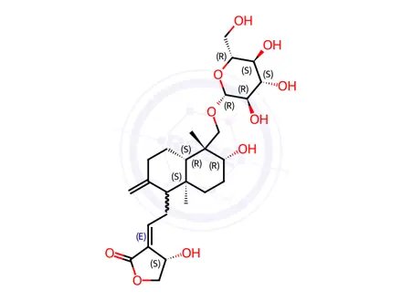 Chemical structure of Andrographoside