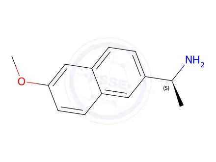 Chemical structure of (1S)-1-(6-METHOXY(2-NAPHTHYL))ETHYLAMINE