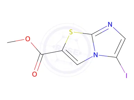 Chemical structure of Methyl 5-Iodoimidazo[2,1-B][1,3]Thiazole-2-Carboxylate