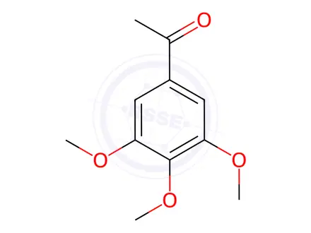 Chemical structure of 3′,4′,5′-trimethoxyacetophenone
