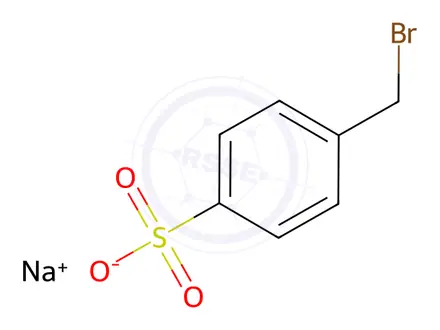 Chemical structure of sodium alpha-bromo-p-toluenesulphonate