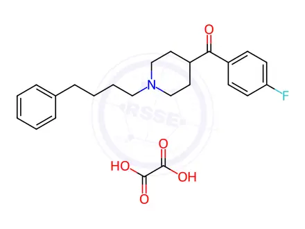 Chemical structure of 4F 4PP oxalate
