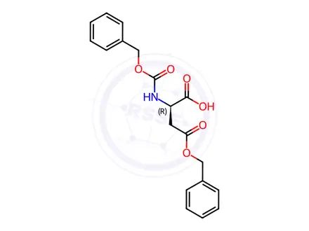 Chemical structure of Z-D-Asp(OBzl)-OH