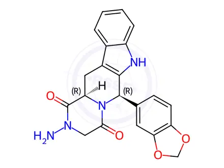 Chemical structure of Aminotadalafil