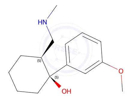 Chemical structure of (-)-N-Desmethyl Tramadol