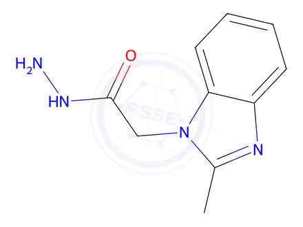 Chemical structure of 2-(2-Methyl-1H-1,3-benzodiazol-1-yl)acetohydrazide