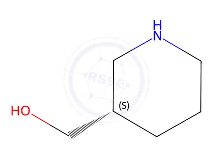 Chemical structure of (S)-3-Piperidinemethanol