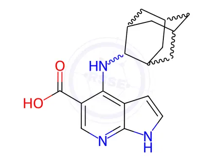 Chemical structure of Peficitinib Impurity 14