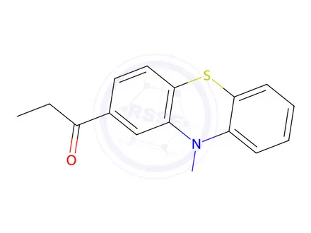 Chemical structure of N-Nitroso 2-Propionyl Phenothiazine