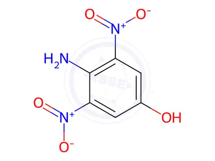 Chemical structure of 3,5-Dinitro-4-aminophenol