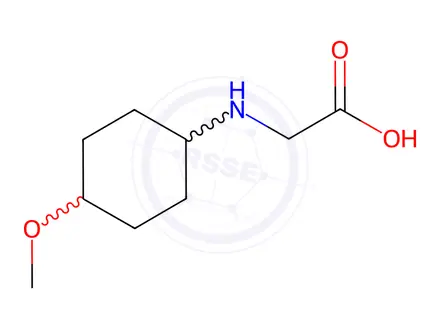 Chemical structure of 2-((4-Methoxycyclohexyl)amino)acetic acid