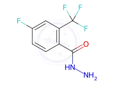 Chemical structure of 4-Fluoro-2-(trifluoromethyl)benzhydrazide