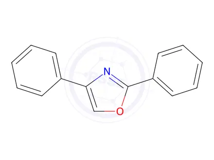 Chemical structure of 2,4-Diphenyloxazole