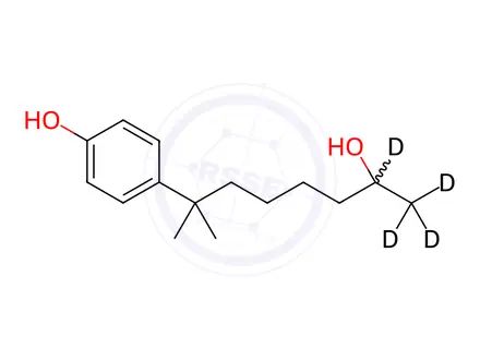 Chemical structure of Nonylphenol Related Compound 1-d4