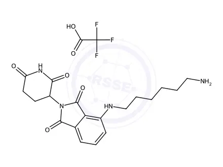 Chemical structure of Thalidomide-NH-C6-NH2 (TFA)