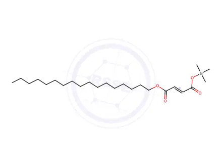 Chemical structure of Heptadecyl Trimethylsilyl Fumarate