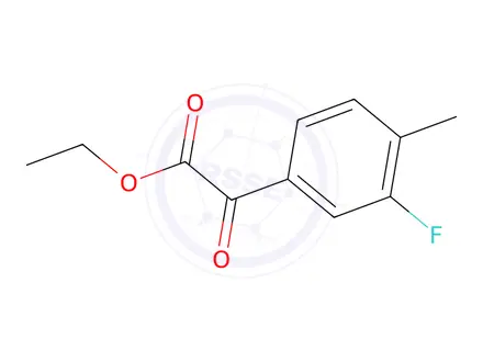 Chemical structure of Ethyl 2-(3-fluoro-4-methylphenyl)-2-oxoacetate