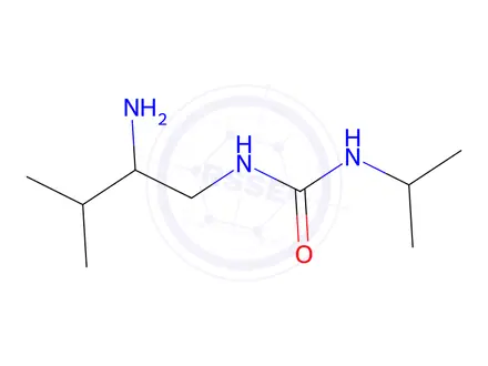 Chemical structure of 1-(2-Amino-3-methylbutyl)-3-isopropylurea