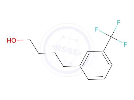 Chemical structure of 4-[3-(trifluoromethyl)phenyl]butan-1-ol