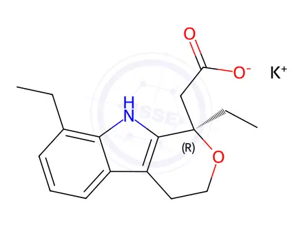 Chemical structure of (R)-Etodolac Potassium Salt
