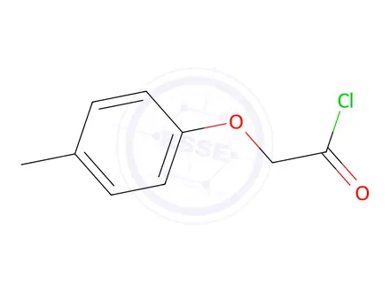 Chemical structure of 2-(4-methylphenoxy)acetyl chloride