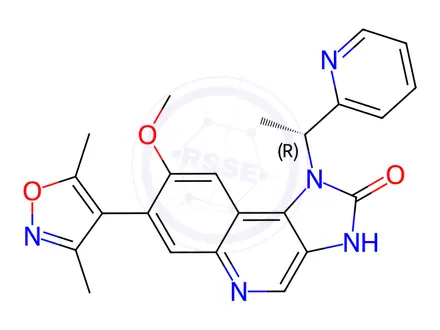 Chemical structure of I-BET 151