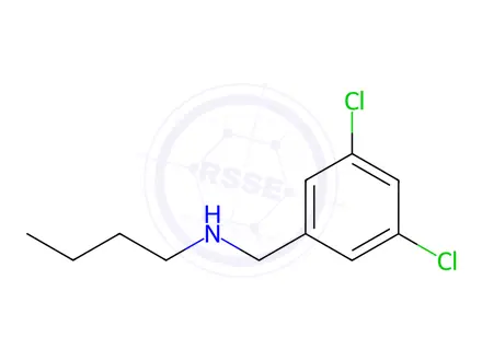 Chemical structure of n-(3,5-Dichlorobenzyl)butan-1-amine