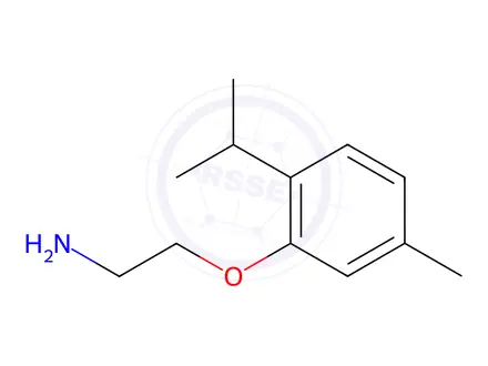 Chemical structure of 2-(2-Isopropyl-5-methylphenoxy)ethanamine