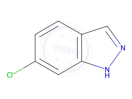 Chemical structure of 6-Chloro-1H-indazole