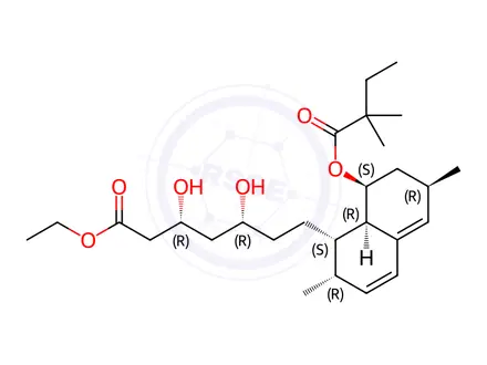 Chemical structure of Simvastatin Hydroxy Acid Ethyl Ester