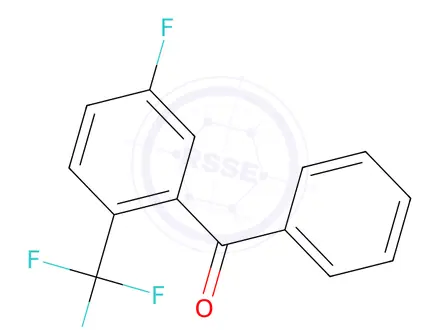 Chemical structure of 5-Fluoro-2-(trifluoromethyl)benzophenone