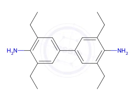 Chemical structure of 3,3',5,5'-tetraethyl-benzidine dihydrochloride