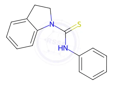 Chemical structure of N-Phenylindoline-1-carbothioamide