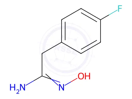 Chemical structure of (1Z)-2-(4-Fluorophenyl)-N'-hydroxyethanimidamide