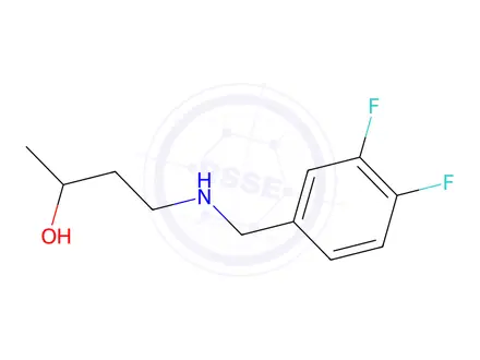 Chemical structure of 4-((3,4-Difluorobenzyl)amino)butan-2-ol