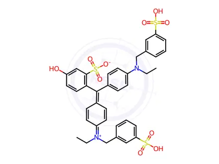 Chemical structure of Isosulfan Blue Impurity 11 Monomer