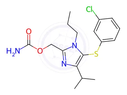 Chemical structure of Capravirine Impurity 45