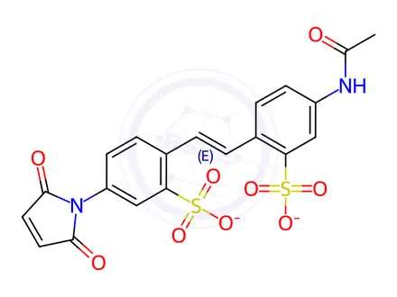 Chemical structure of Apremilast Impurity 155 Disodium Salt