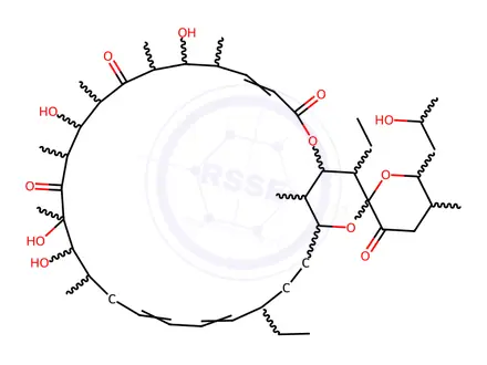 Chemical structure of Oligomycin Impurity 8 (44-homooligomycin B)